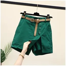 Women's Shorts Cotton 2024 Casual For Women Wear Korean Version A-line Pants Summer Pantalones Cortos De Mujer