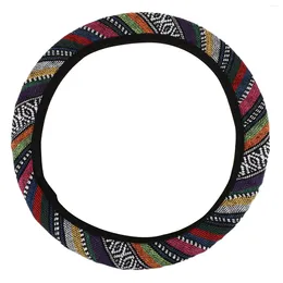 Steering Wheel Covers Cover Car Accessories For Men Women Imitation Linen Wheelcovers Wheeler