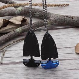 Mulunctional Mini Hanging Necklace Knife Protable Outdoor Camping Rescue Survival Tool Selling Pendant Necklaces303G3792246300d