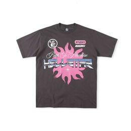 HellstarT-shirt 24ss designer Men's T-shirt Fashion Hip Hop Spiritual Running Spirit Race Print Men's and Women's Pure Cotton Short 520889