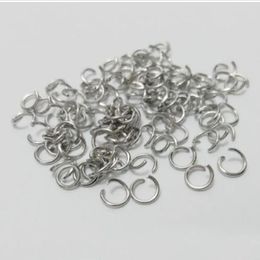 1000PCs dull silver Open Jump Ring Split Rings Jewellery Finding For Jewellery Making 5mm237P