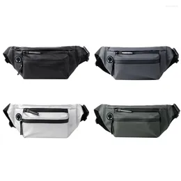 Waist Bags Waterproof Men Sport Reflective Zipper Outdoor Fanny Chest Belt Pouch