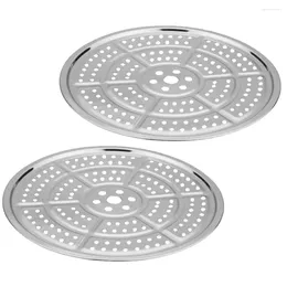 Double Boilers Reusable Steam Pot Steaming Trays Chinese Food Steamer Replacement Tray Cage Rack Cover