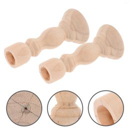 Candle Holders Candlestick Wood Taper Centerpiece Table Decorations For Living Room Stands Decorative