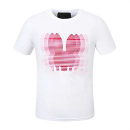 Mens T-Shirts women T-Shirts Psychoes Bunnies Cotton T Shirt Fashion Letter Casual Summer Printing Short Sleeve couple Casual outdoor high Quality t shirt HZNE