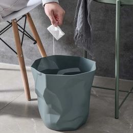 Creative Irregular Trash Can Bathroom Waste Garbage Bin Household Toilet Home Rubbish For Kitchen 240119