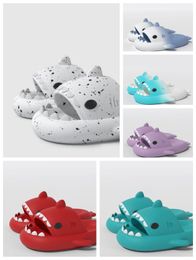 Summer Shark Slippers for Men Women Home EVA Couples Outdoor Indoor Living Fun Slippers Sandals Platform Slide