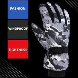 Winter Snowboard Ski Gloves Non-slip Touch Screen Windproof Waterproof Motorcycle Cycling Warm Snow Sports skiing Gloves