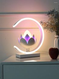 Table Lamps Nordic Led Lamp Simple Modern Living Room Bedroom Bedside Creative Study Ins Girl Net Red Warm Romantic Light