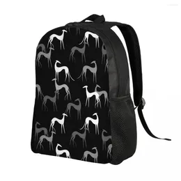 Backpack Cute Sighthounds For Women Men Waterproof College School Greyhound Whippet Dog Bag Printing Bookbag