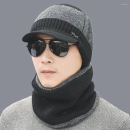 Berets Inter Hats Skullies Beanies Hat Winter For Men Women Wool Scarf Caps Balaclava Mask Gorras Bonnet Knitted