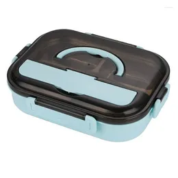 Dinnerware Bento Box Japanese Style For Kids Student Container Material Leak-Proof Square Lunch With Compartment