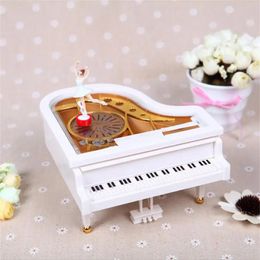 Creative Mistery Box Spirit Box Piano Model Metal Antique Musical Boxes Gifts For My Girlfriend Music Box Home Decoration 240118