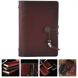 Retro Notebook Journals Writing Loose Leaf Diary Women Portable Paper Notepad Student Refillable Travel