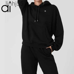 Mens Hoodies Sweatshirts Outfits Al City Sweat Pullover Accol Jogger Warm Coat Loose Sportswear Unisex Casual Double Take Hooded Sweater with KangaII0H