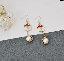 Dangle Earrings 19Pcs/Set Christmas Hanging Ornaments Diy Pendants Tree Xmas Earring Jewellery Accessories