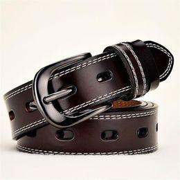 2022 Belts Womens Mens Belt Black Genuine Leather Gold Smooth Buckle with White Box Dust Bag White Gift Bags Card #GA05255P