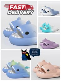 Designer Hot selling Shark Slippers for Men Women Home EVA Couples Outdoor Indoor Living Fun Slippers Sandals Platform Slide