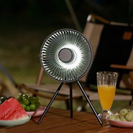 Fans Outdoors Electric Fan 10000ma Wireless Portable Fan Dual Use Tripod Stand Infrared Remote Control Chargeable Camping Usb Fan