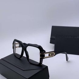 Square Eyeglasses Frame for Men 623 Black Gold Full Rim Optical Frame 57mm gafas de sol Fashion Sunglasses Glasses Frames Eyewear 2894