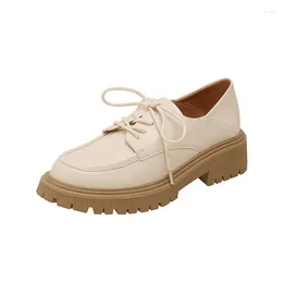 Dress Shoes Thick-soled Jk Genuel Leather Ladies British College Style Single Soft Japanese Two-wear Women's All-match Loafers