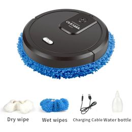 Smart Sweeping and Mop Robot Vacuum Cleaner Household Rechargeable Dry Wet Home Appliance With Humidifying Spray 240123