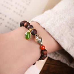 Strand Health True Fragrance Female Bracelet String Charm Luxury Green Ghost South Red Accessories Buddha Beads Rosary Bangle