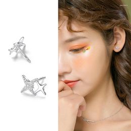 Stud Earrings Karopel 925 Sterling Silver Earring Stars Fashion Temperament Needle Simple