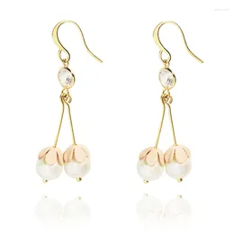 Dangle Earrings Small Fresh Pearl Style Earring Ear Hook Chinese Accessories Female