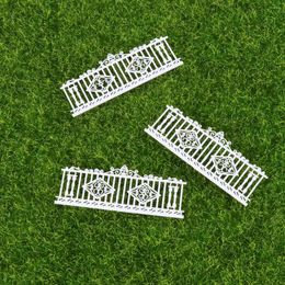 Garden Decorations Plastic Containers DIY Courtyard Fence For Sand Table Miniature Model Decor