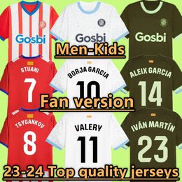 23 24 Girona fc soccer jerseys STUANI 2023 home away CASTELLANOS VALERY TONI BORJA GARCIA VILLA ALEIX GARCIA Third men football shirts TSYGANKOV Camiseta de Futbol