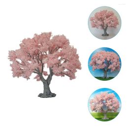 Decorative Flowers Miniature Model Tree Baby Artificial Home Decorations Fine-pored Sponge Leaves Scene Layout