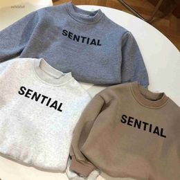 Hoodie Ess Sweatshirts Sets Clothing Kid Baby Designer Essent Fashion Loose Essentail Streetwear Essen Lovers Street Tracksuit Suit AVZW