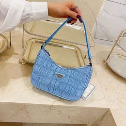 Women's Single Shoulder Pleated Small , Stylish and 2020 Summer New Handbag, Underarm 2024 New Design Fashion 78% Off Store wholesale