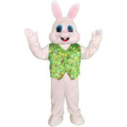 Easter Bunny Mascot Costume Simulation Cartoon Character Outfits Suit Adults Size Outfit Unisex Birthday Christmas Carnival Fancy Dress