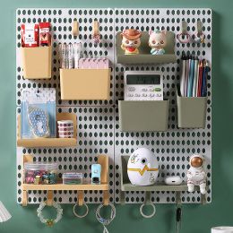 Racks 5PCS Set Wall Pencil Cellphone Storage Box Multifunctional Office Wall Notebook Tape Holder Rack Bathroom Makeup Jewelry Shelf