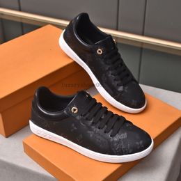 2024 LUXEMBOURG SNEAKER Black White Casual Shoes bicolor Perforated calf leather Shoes Rubber outsole Mens Designers Sneakers 1.23 08