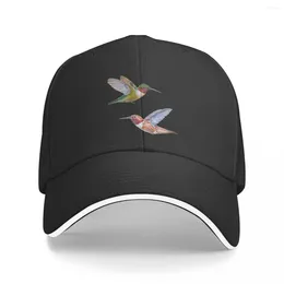 Ball Caps Hummingbirds Set (Rufous & Ruby Throated) Cap Baseball Military Man Horse Hat Men's Women's