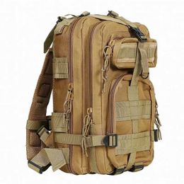 Hiking Bags 3P Military Tactical Backpack Rucksack Waterproof Molle Army Assault Bag Pack Outdoor Travel Camping Hiking Hunting Bags YQ240129