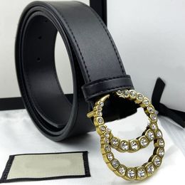 Designer Belt Women Fashion Genuine Leather Belt Classic Casual Luxury With Drill Mens Belts