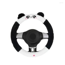 Steering Wheel Covers Ers Er Winter Fluffy Animal Wrap Sweat Absorption Short P Accessories For Cars Trucks Suvs Rvs Drop Delivery Aut Othxl