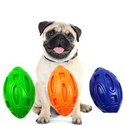 Dog Toys Chews Durable Squeaky for Aggressive Chewers Almost Indestructible Interactive Tough Chew Ball Medium Large Breed Drop De Oht