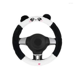 Steering Wheel Covers Ers Er Winter Fluffy Animal Wrap Sweat Absorption Short P Accessories For Cars Trucks Suvs Rvs Drop Delivery Aut Otmc0