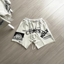 Men's Pants Frog Drift Streetwear Y2K RRR123 Loose Baggy Short Sweatpants Cargo Basketball Shorts
