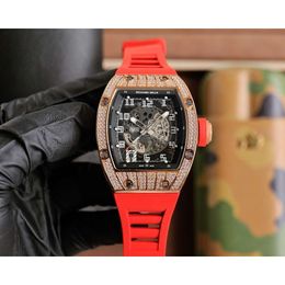 R i c h a r watchmen supeclone AAA automatic mechanical brand watches RM010 waterpoof wsitwatches Anti scatch sapphie mirror ice out relojes OBEE