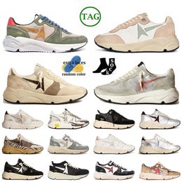 Top Quality Running Sole Star Leather Suede Designer Glitter Casual Shoes Handmade Italy Brand Upper Vintage Trainers Camouflage Sneakers Finish Womens Mens