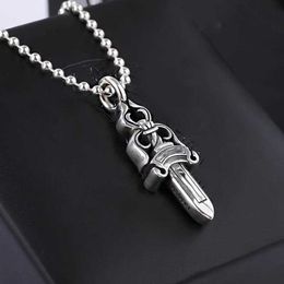 Pendant Necklaces Top Quality Pendant Necklaces Vintage 925 Sterling Sliver Women Men Skeleton Necklace Chain Pendant Choker Luxury designer Jewellery chromely hea