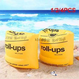 Other Pools SpasHG 1/2/4PCS Adult Kids Swimming Inflatable Arm Rings Portable Floating Circle Sleeves Pool Buoy Armbands Swimming Equipment YQ240129