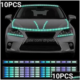 Car Badges Diy Reflective Stickers Anti Collision Warning Sticker Luminous Safety Tape Funny Decal Mobile Decals Gadges Drop Deliver Dhpac