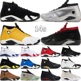 Jumpmans 14 XIV Basketball Shoes For Mens Classic 14s Leather Trainers Winterized Aleali May Fortune Gym Red Thunder Outdoor Sneakers Size 40-47